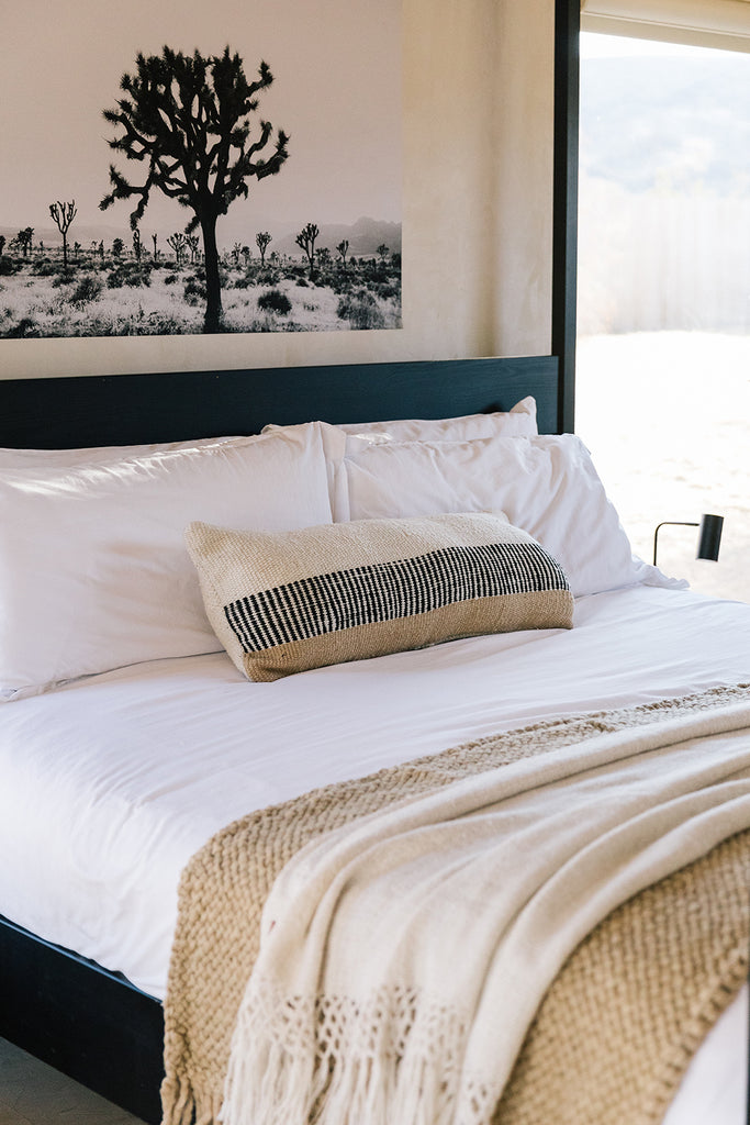 Paloma XL Lumbar Cushion | Natural, Sand & Black