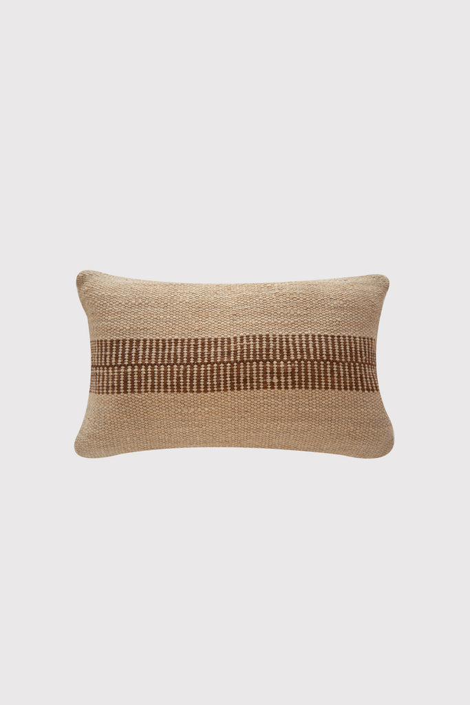Rosana Lumbar Cushion | Sand & Rust