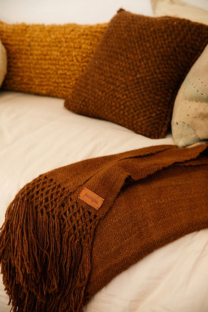 Classica Chunky Cushion | Rust