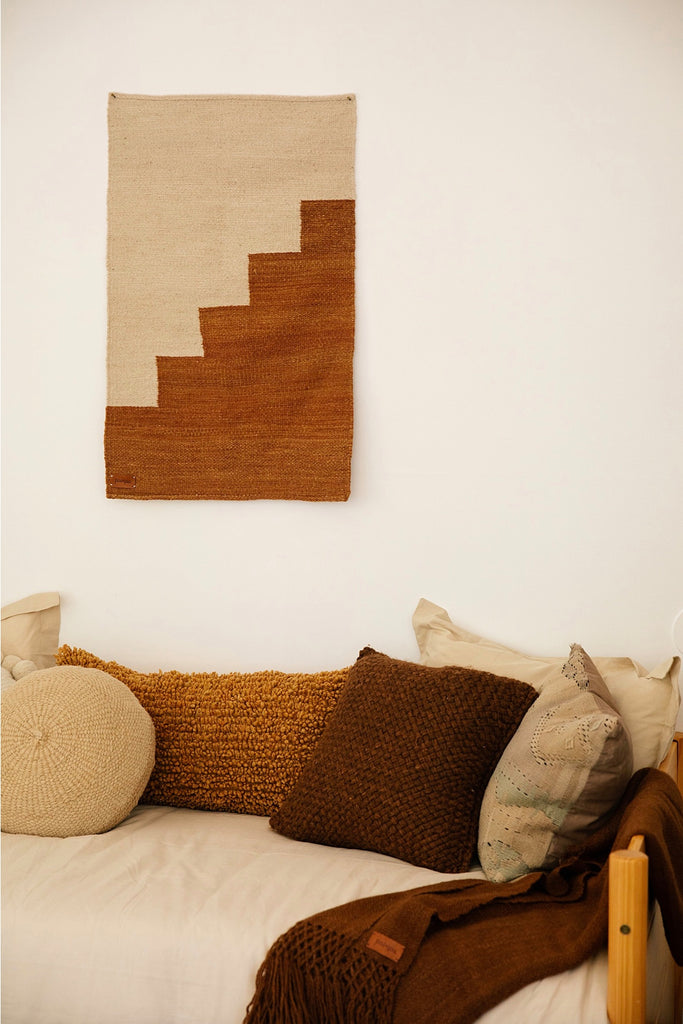 Classica Chunky Cushion | Rust