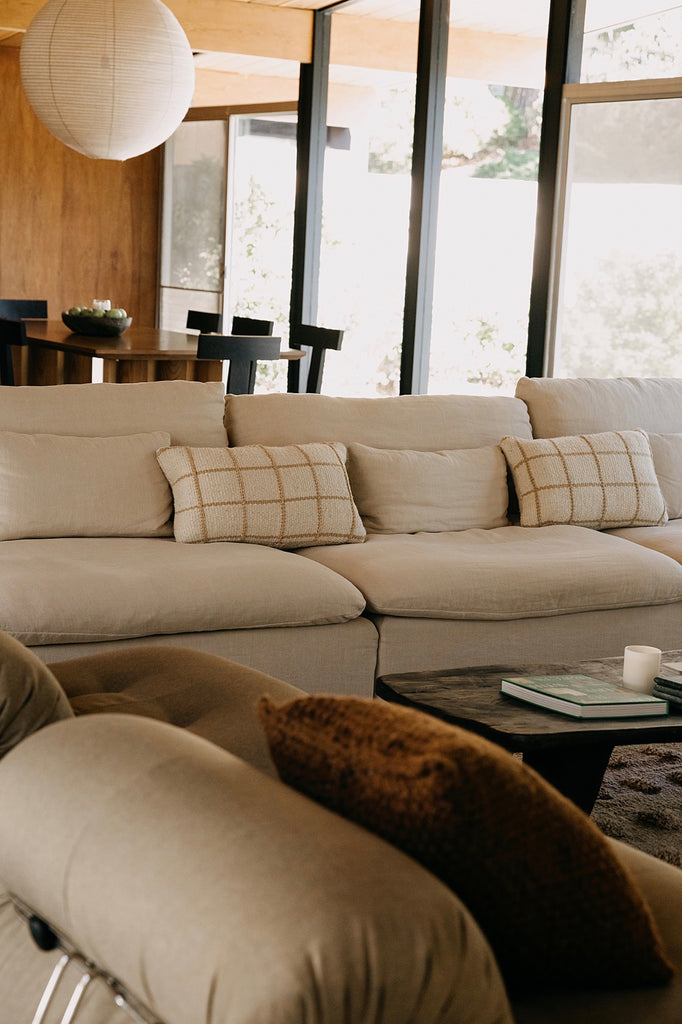 Sara Lumbar Cushion | Natural & Sand