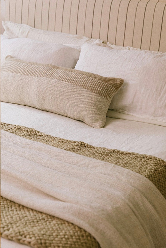 Paloma XL Lumbar Cushion | Natural & Sand