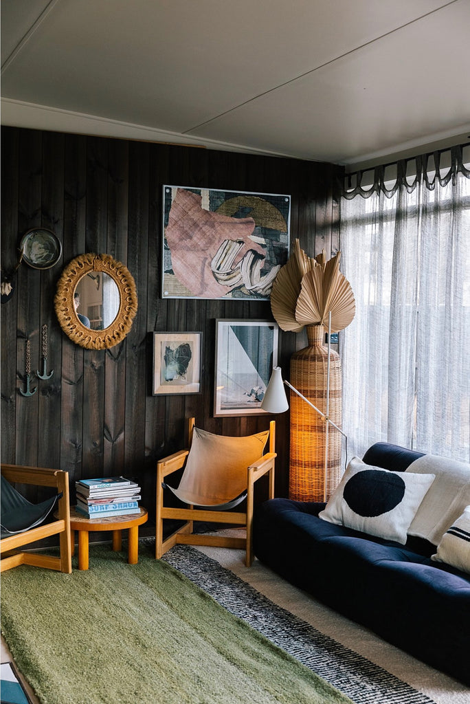 Paloma | Moss, Black & Natural