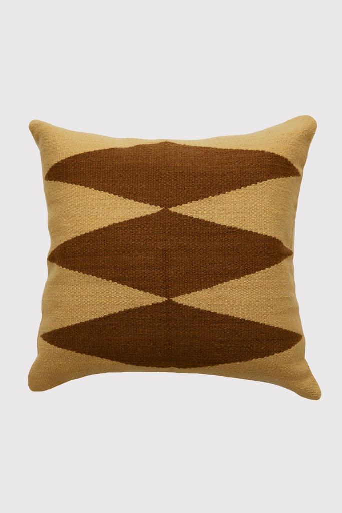 Southwest Cushion #2 | Straw & Chestnut