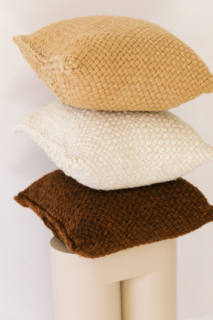 Classica Chunky Cushion | Rust