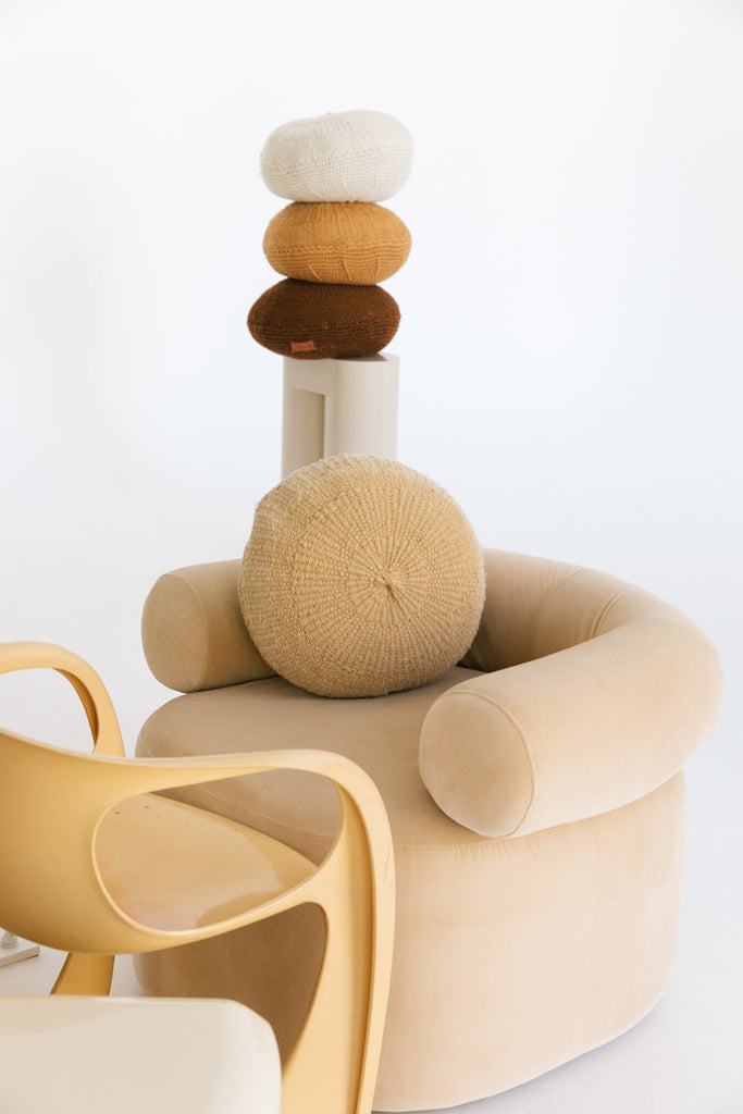 Classica Round Cushion | Sand